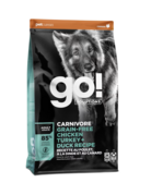 Go Solution Go! solution sans grains chien poulet, dinde, canard 22lbs -