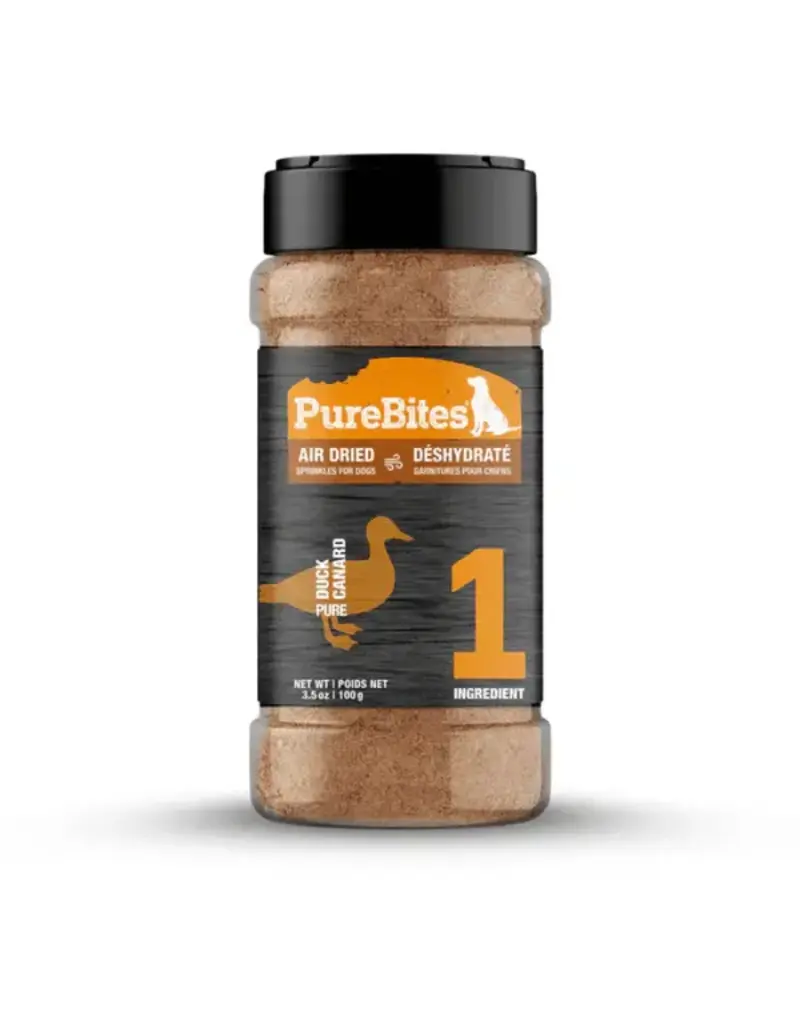 Purebites Purebites garnitures au canard pour chiens déshydraté 3.5 oz