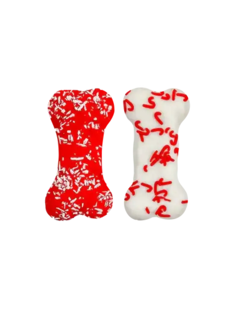 Bosco & Roxy's Bosco and Roxy's Os de Noel à la menthe (rouge et blanc)