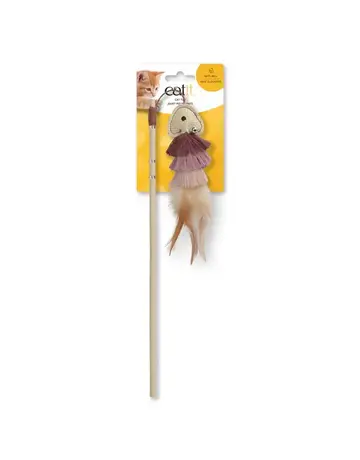 Catit Catit Jouet leurre pour poisson avec queue en plumes