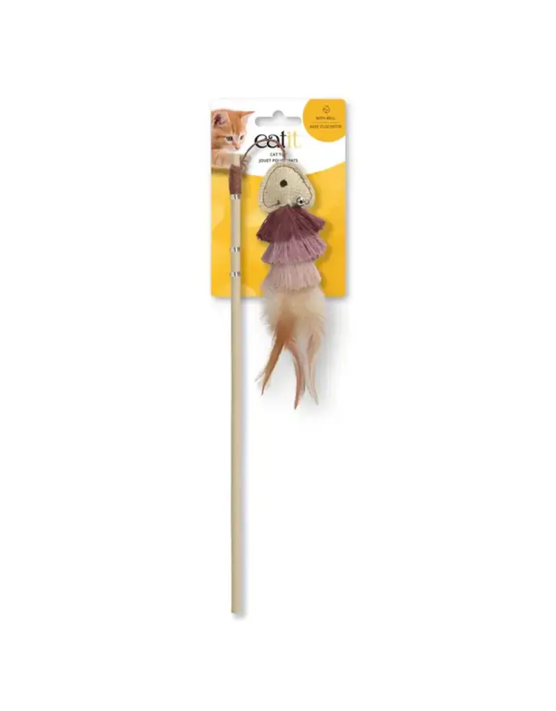 Catit Catit Jouet leurre pour poisson avec queue en plumes