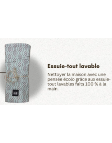 Essuie-tout lavable NIVI