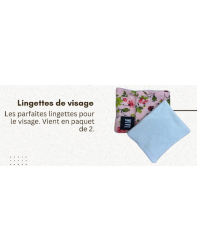 Lingettes de visage/animaux NIVI