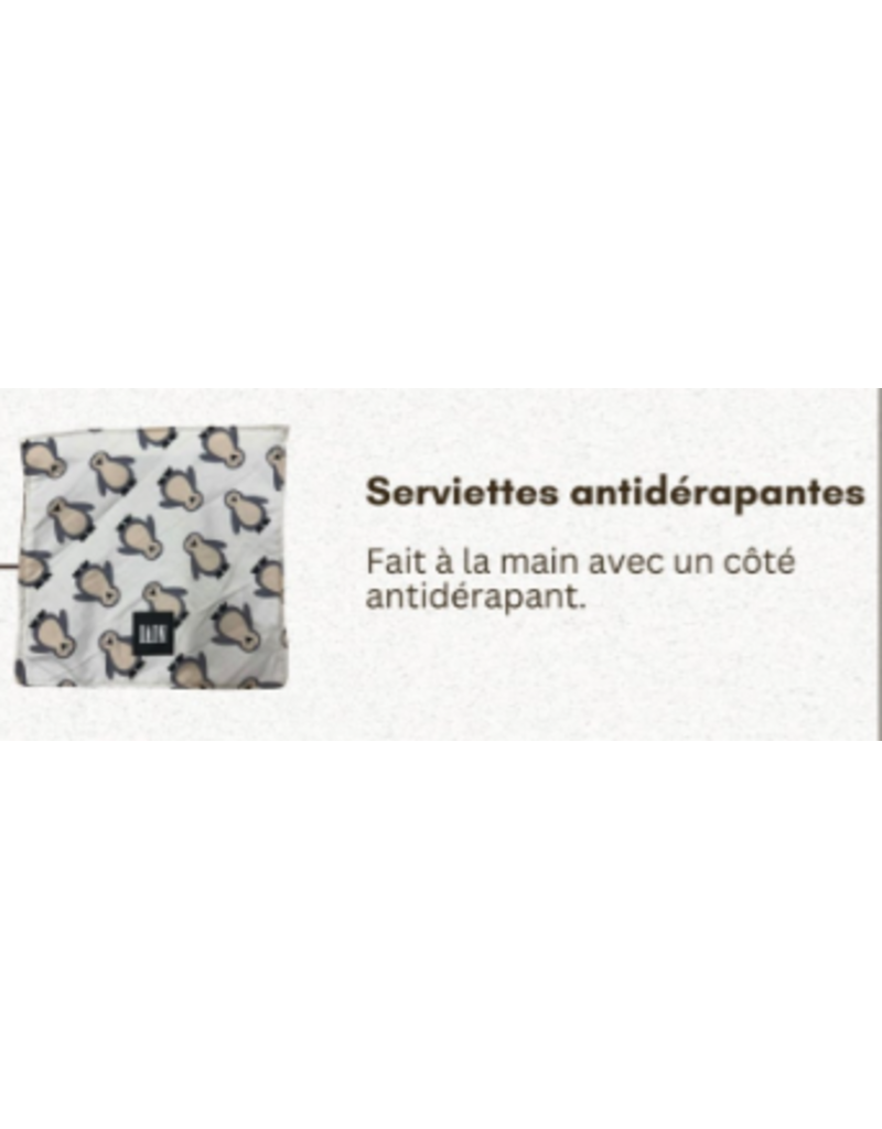 Serviettes antidérapantes NIVI