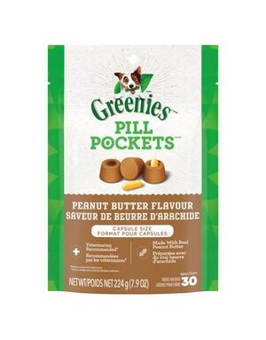 Greenies Pill Pocket saveur de beurre d'arachide pour chien 7.9 oz