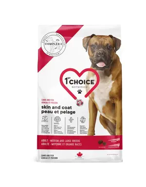 1st choice 1st Choice chien adulte peau pelage sensible grande race