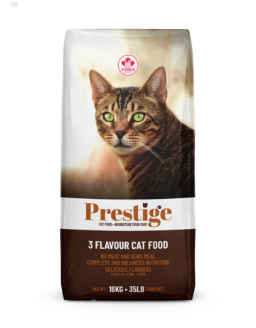 Chat prestige 3 saveurs 16 kg