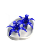 Aikiou Aikiou thinKat bol intéractif pour chat fleurs bleues