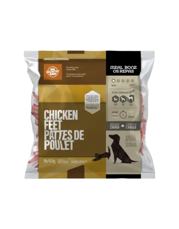 Big Country Raw Big Country Raw pattes de poulet 1 lb