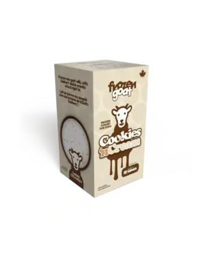 Big Country Raw Big Country Raw yogourt glacé au lait de chèvre et biscuits 300ml