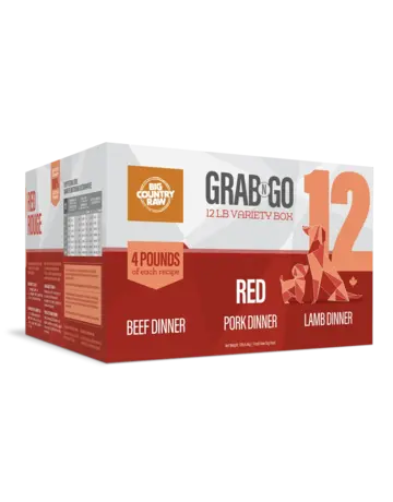 Big Country Raw Big Country Raw Grab N Go viande rouge 12 lbs