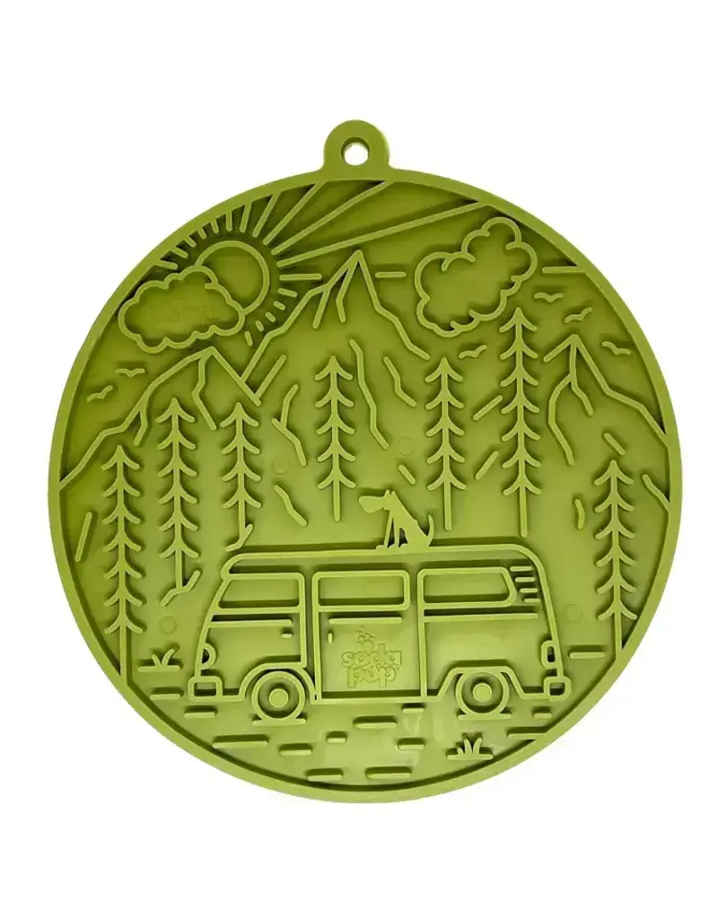 Soda Pup SodaPup eMat tapis interactif avec ventouse camp vert