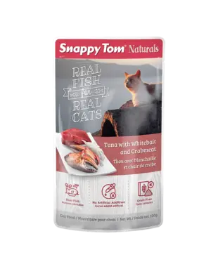 SNAPPY TOM SNAPPY TOM nourriture humide pour chat Thon et crabe(12)