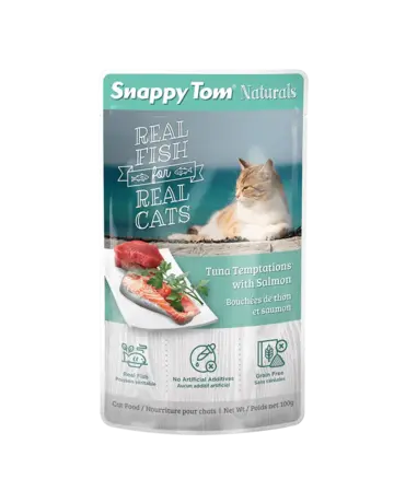 SNAPPY TOM SNAPPY TOM nourriture humide pour chat Thon et saumon (12)