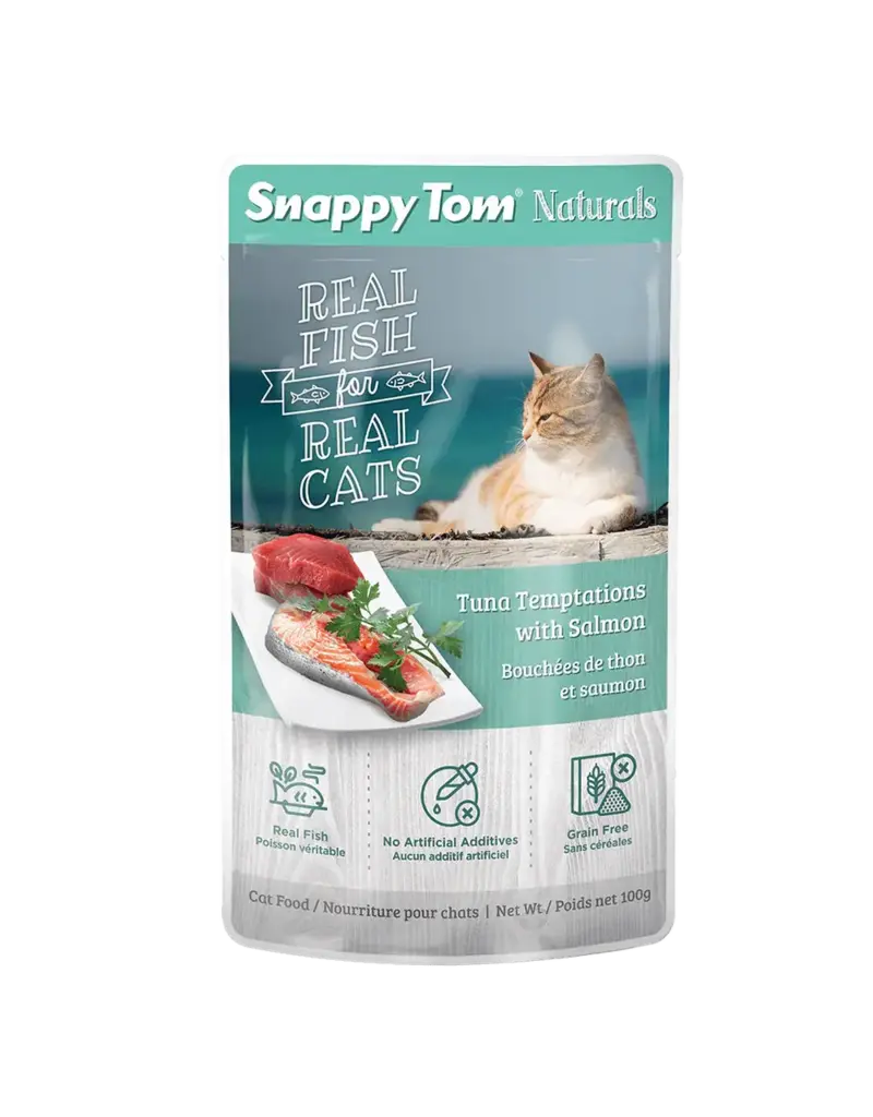 SNAPPY TOM SNAPPY TOM nourriture humide pour chat Thon et saumon (12)