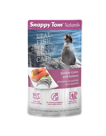 SNAPPY TOM SNAPPY TOM nourriture humide pour chat sardine et saumon (12)