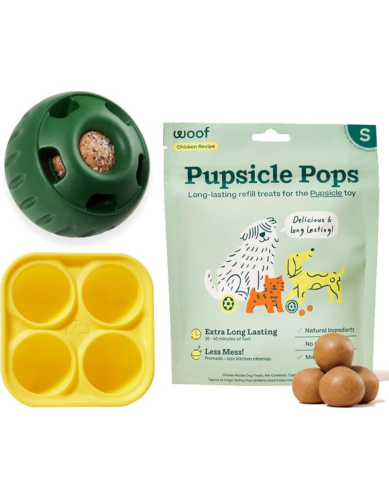 Woof pet Woof pet moule à gâteries pupsicle petit jaune