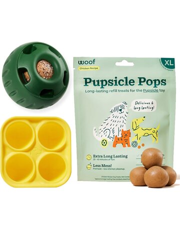 Woof pet Woof pet moule à gâteries pupsicle xlarge jaune