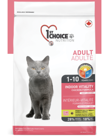 1st choice 1st Choice chat intérieur vitalité adulte