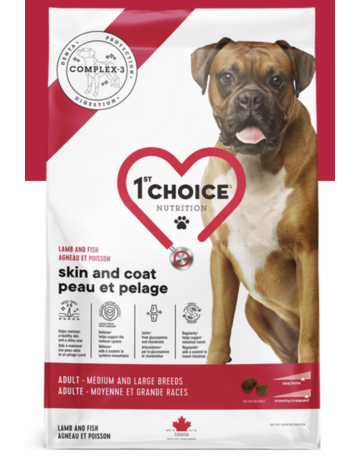 1st choice 1st Choice chien adulte peau pelage sensible grande race