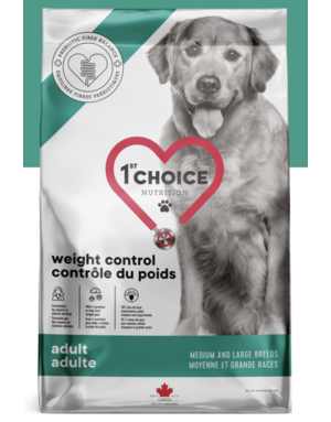 1st choice 1st Choice chien contrôle poids moyenne grande race 10kg