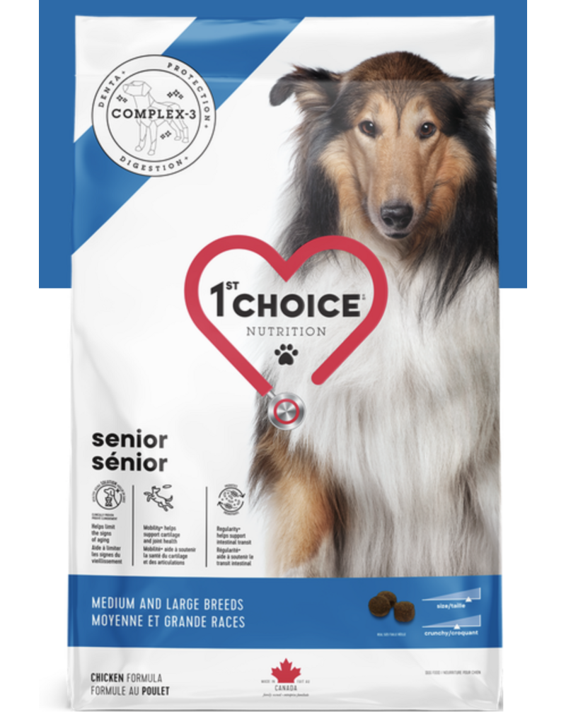 1st choice 1st Choice chien sénior moyenne et grande race 12 kg