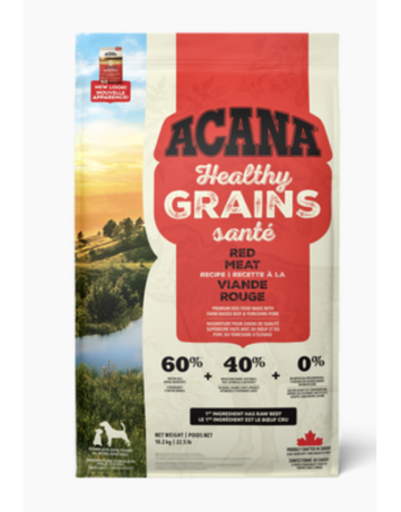 Acana Acana Grains Santé chien adulte viande rouge 10.2kg