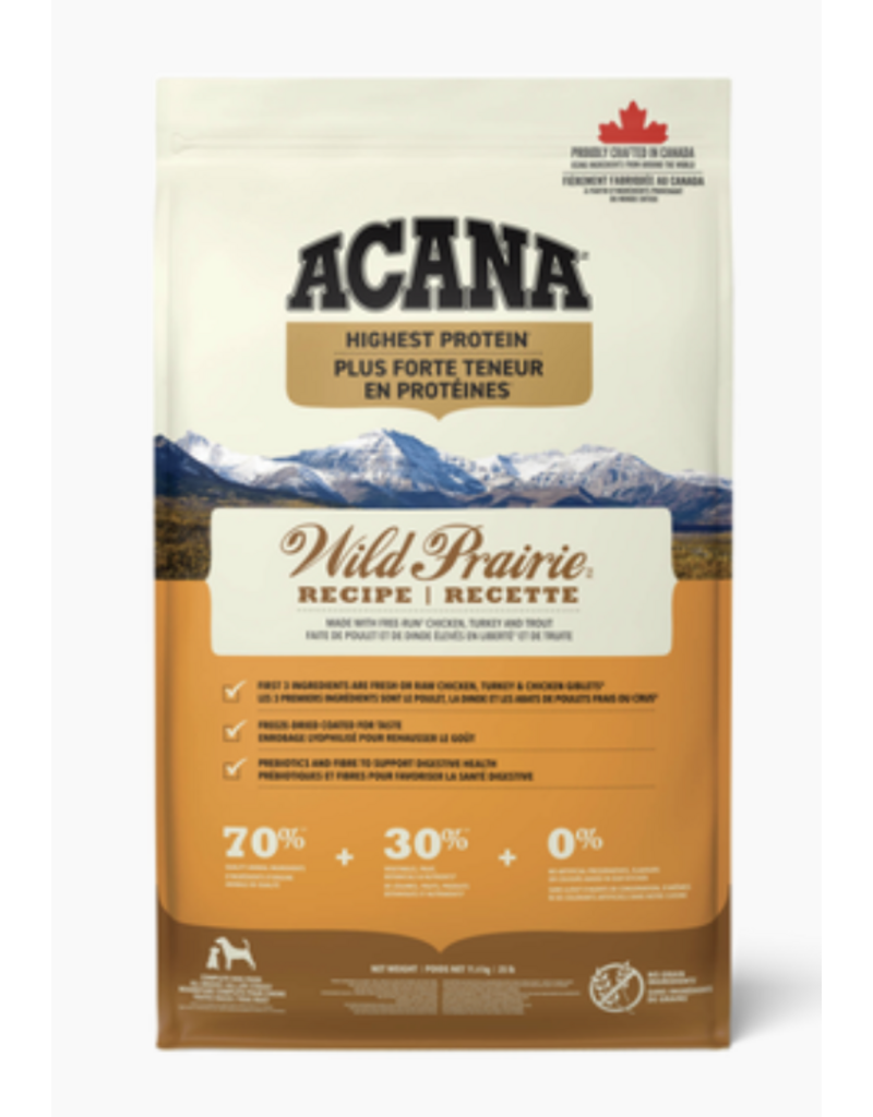 Acana Acana Regionals chien prairies sauvage 11.4kg