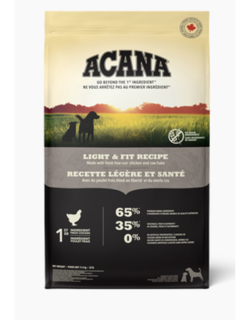 Acana Acana Heritage chien adulte recette légère et santé 11.4kg