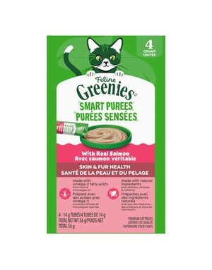 Greenies Greenies chat purée pour santé de la peau et du pelage au saumon (4)