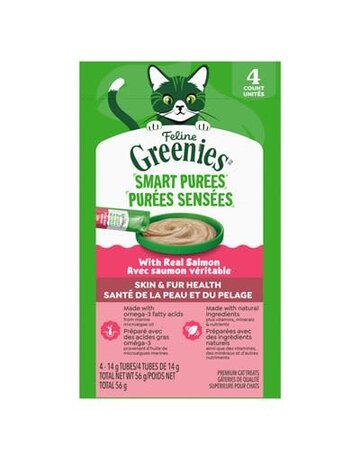 Greenies Greenies chat purée pour santé de la peau et du pelage au saumon (4)