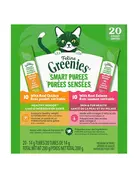 Greenies Greenies chat purée de pack varié avec poulet et saumon  (20)