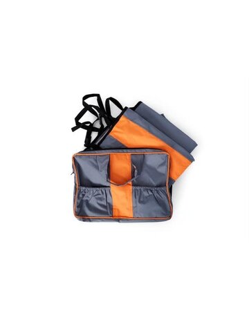 Bud'z Bud'z housse de protection pour sièges d'auto grise et orange 53"x 63"