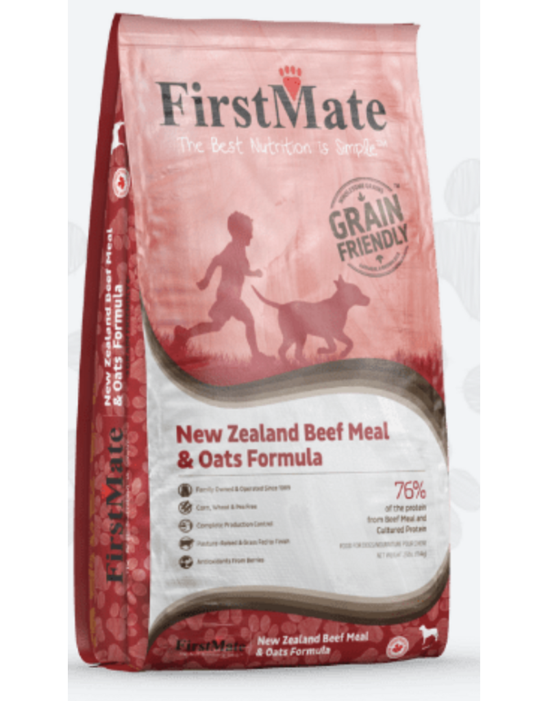 First Mate First Mate nourriture chien boeuf & avoine 25lb