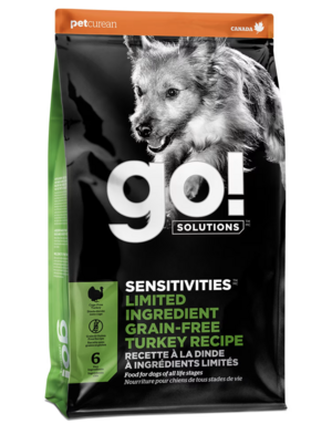 Go Solution Go! solution sensitivities  sans grains chien dinde 22lbs -