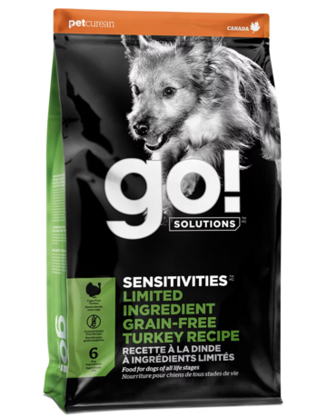 Go Solution Go! solution sensitivities  sans grains chien dinde 22lbs -