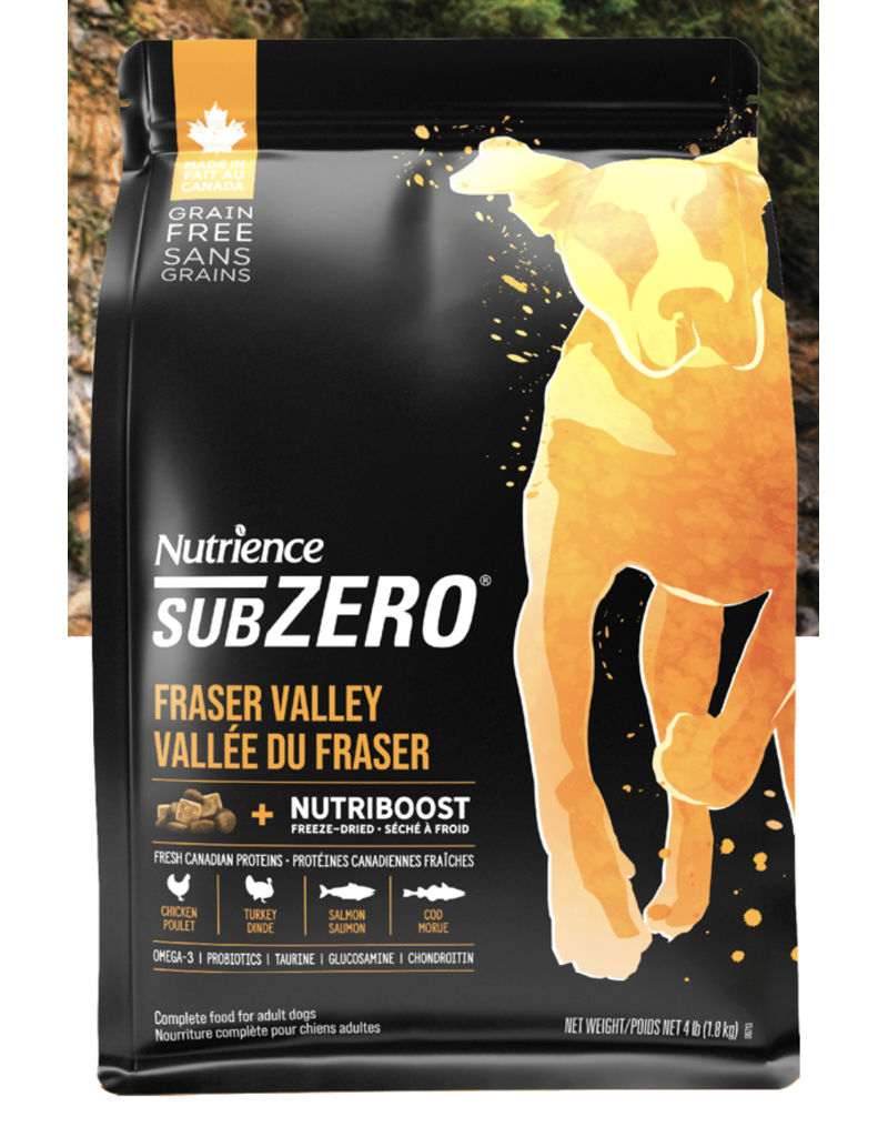 Nutrience Nutrience SubZero vallée du fraser chiens 4.5kg
