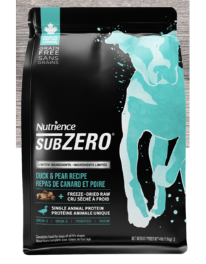 Nutrience Nutrience SubZero ingrédients limités chien canard et poire 10kg