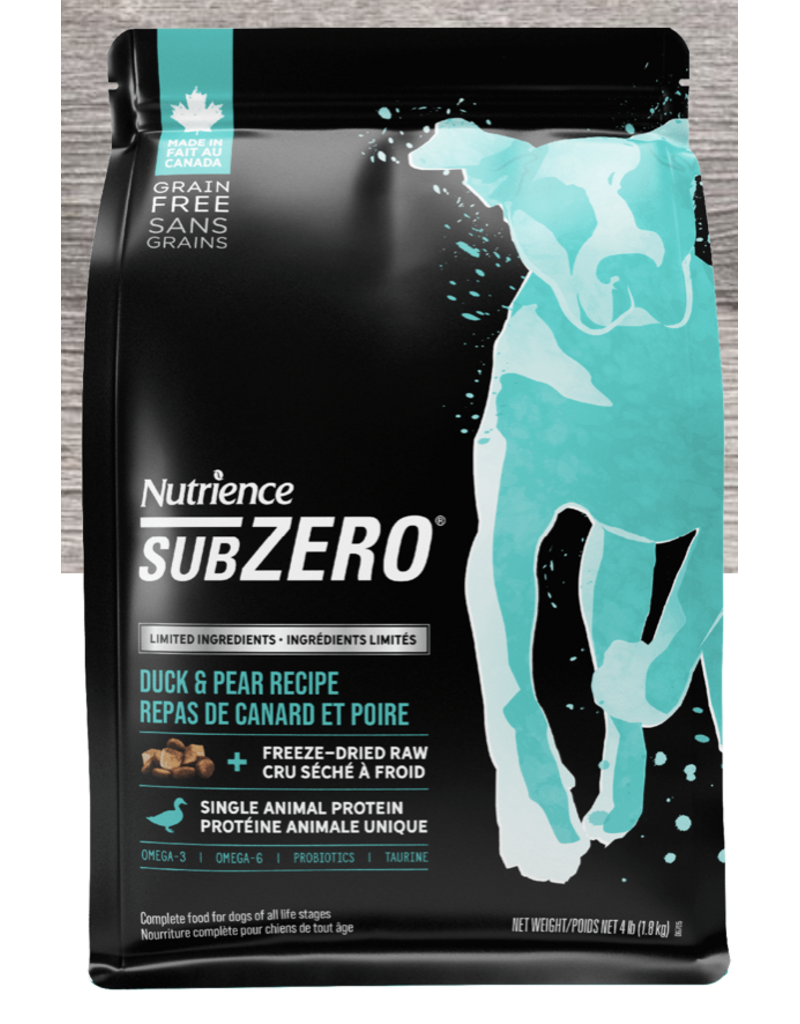 Nutrience Nutrience SubZero ingrédients limités chien canard et poire 10kg