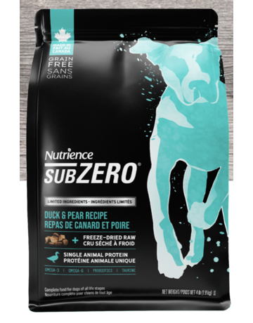 Nutrience Nutrience SubZero ingrédients limités chien canard et poire 1.8kg
