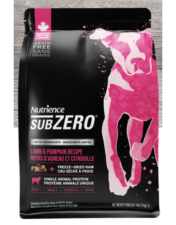 Nutrience Nutrience SubZero ingrédients limités chien agneau & citrouille 1.8kg