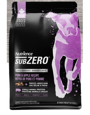 Nutrience Nutrience SubZero ingrédients limités chien porc & pomme 1.8kg