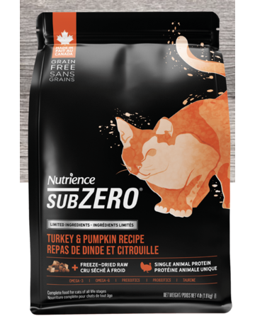 Nutrience Nutrience SubZero ingrédients limités chat dinde & citrouille 1.8kg