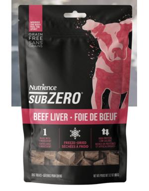 Nutrience Nutrience SubZero gâteries séchées à froid foie de boeuf 90g