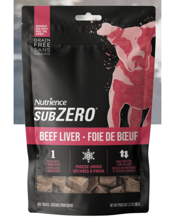 Nutrience Nutrience SubZero gâteries séchées à froid foie de boeuf 90g