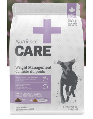 Nutrience Nutrience care+ chien contrôle du poids 22lb .