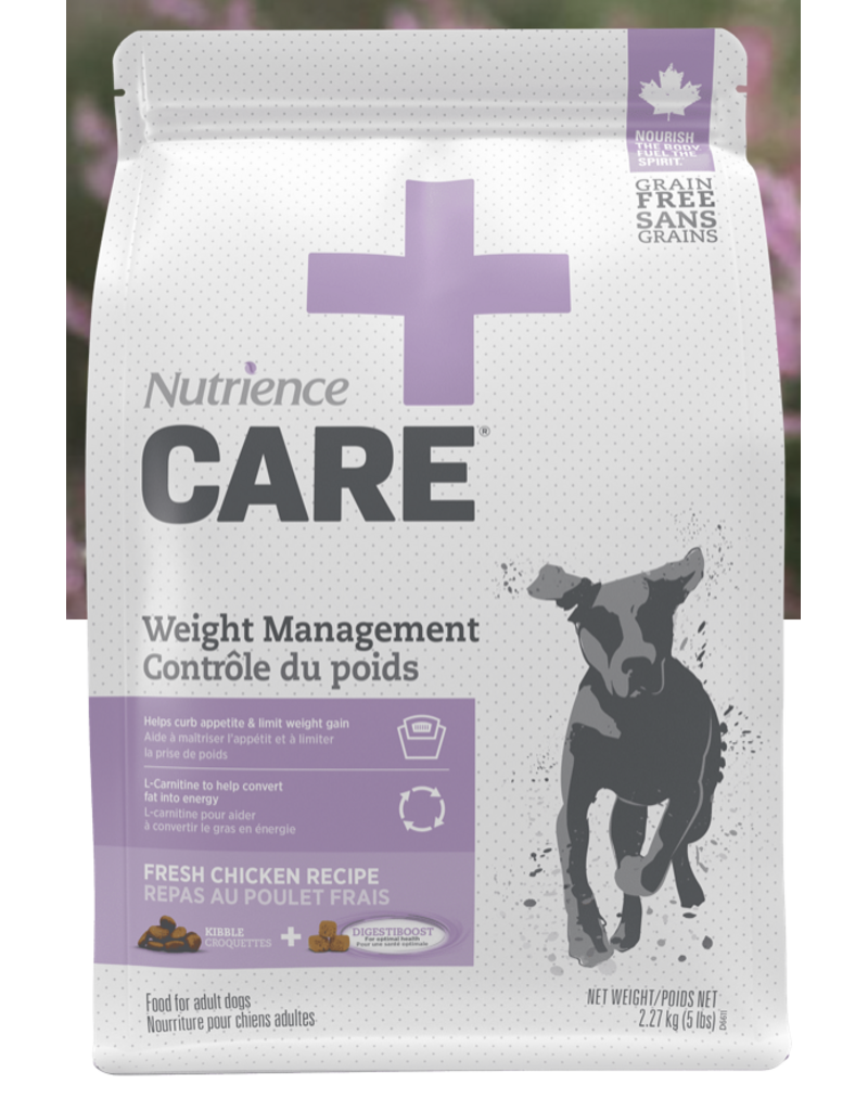 Nutrience Nutrience care+ chien contrôle du poids 22lb .