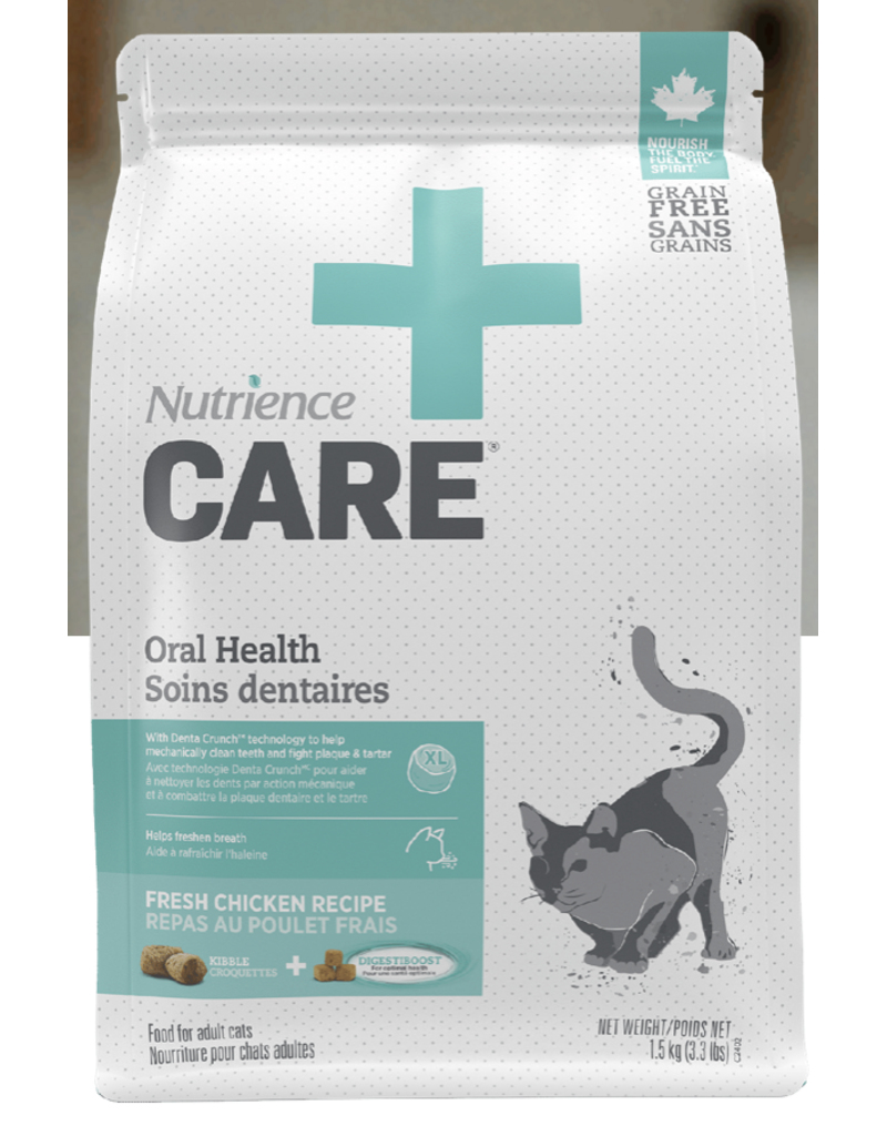 Nutrience Nutrience care+ chat soins dentaires 8.4lb