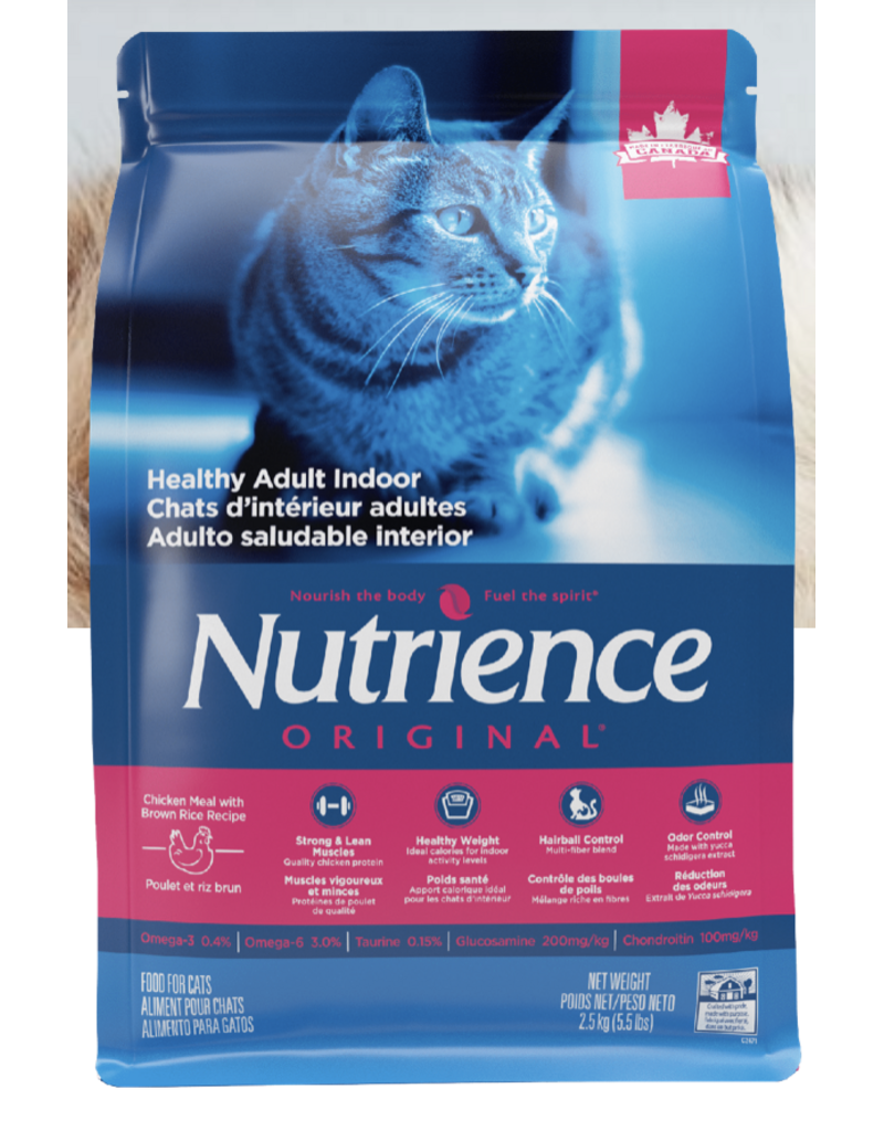 Nutrience Nutrience original chat intérieur adulte poulet et riz 11lb