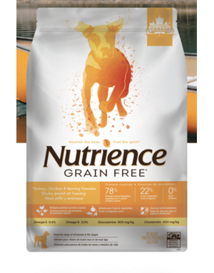 Nutrience Nutrience sans grains chien dinde, poulet et hareng